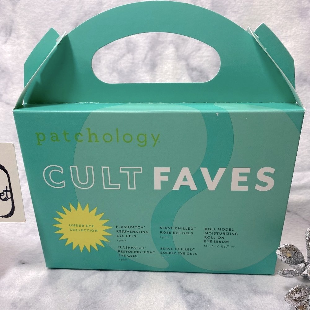 Patchology Eye Collection Set-4 Pairs Eye Gels & Roll-On Eye Serum-5pc-BOXED-NEW - Picture 2 of 12